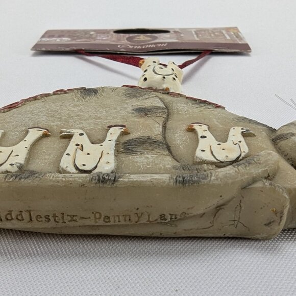 Cat & Chicken Buddy System Christmas Ornament Double Sided 2005 Fiddlestix New - Picture 3 of 9